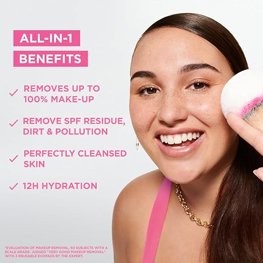 Garnier Micellar Cleansing Water, Gentle face Cleanser & Makeup Remover, Fragrance-Free, Vegan Formula, Suitable For All Skin Types, Even Sensitive, Skin Active, 700ml