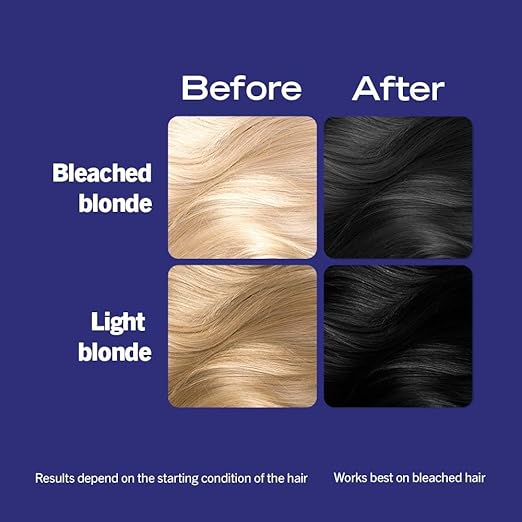 Schwarzkopf LIVE Intense Colour, Long Lasting Permanent Black Hair Dye, With Built-In Vibrancy Serum, Up To 100% Grey Coverage- Deep Black 099