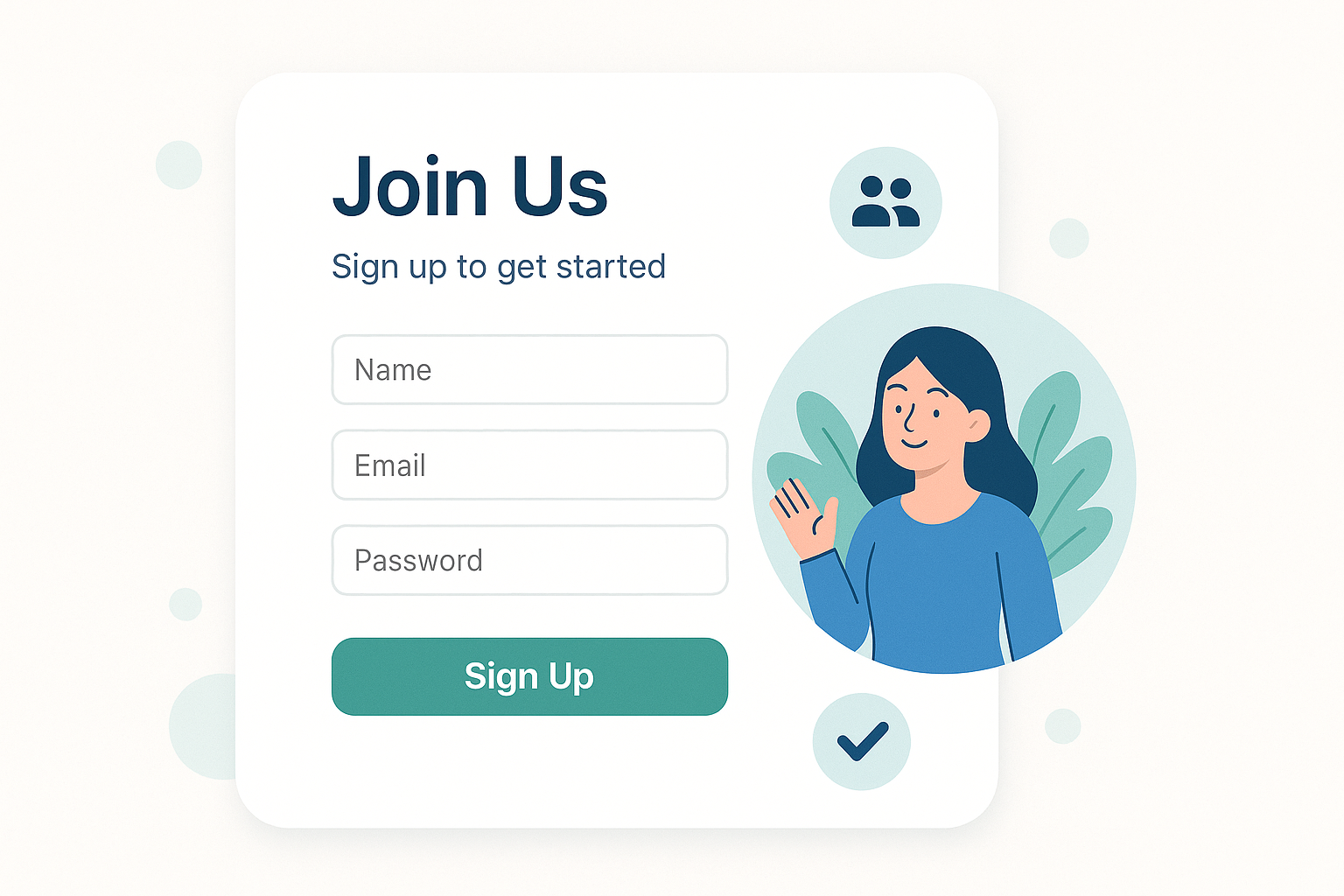 sign up